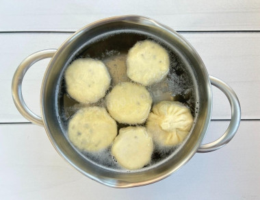 Хинкали с грибами