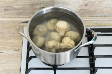 Хинкали с курицей