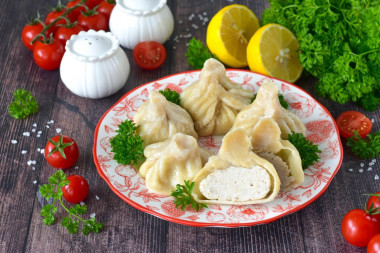 Хинкали с курицей