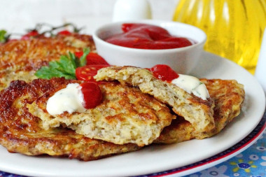 Кабачковые оладьи с псиллиумом