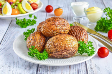 Картошка в кожуре в духовке