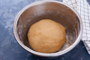 Курник классический с курицей и картошкой и блинами