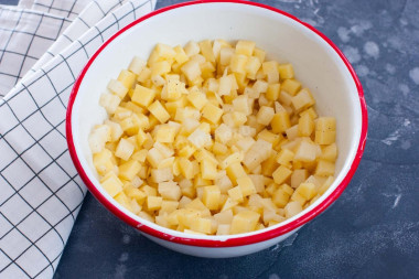 Курник классический с курицей и картошкой и блинами