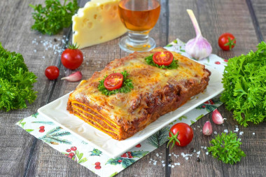 Лазанья в аэрогриле