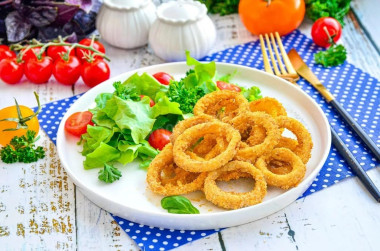 Луковые кольца в аэрогриле