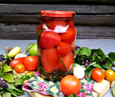 Маринованные помидоры с лимонной кислотой на зиму