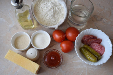 Мини пицца в духовке Пиццета