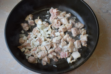 Паста фетучини курица с грибами в сливочном соусе