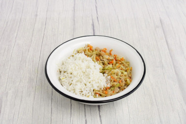 Пирожки с мясом и капустой рисом