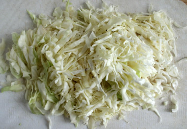 Салат Капуста с морковью и маслом