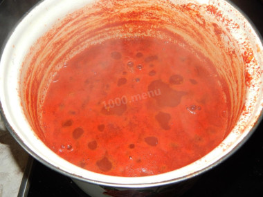 Томатный сок через мясорубку на зиму