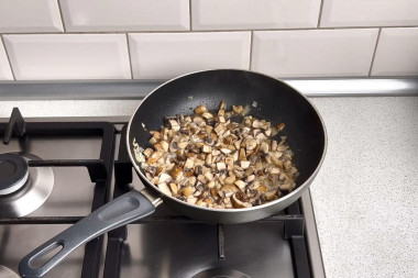 Жульен с курицей грибами и сыром