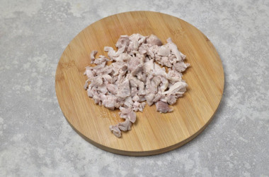 Жульен с курицей грибами и сыром