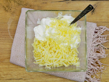 Куриное мясо по французски из курицы с грибами в духовке