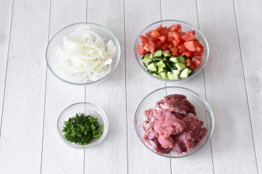 Курутоб с мясом