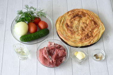Курутоб с мясом