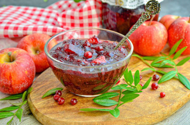 Варенье из брусники с яблоками на зиму