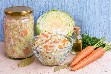 Вкусная маринованная капуста на зиму с уксусом