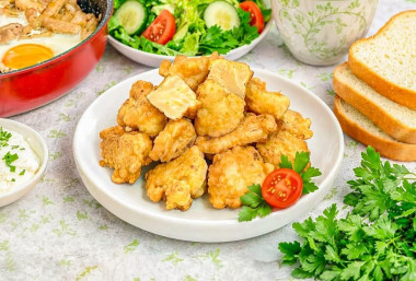 Замороженная цветная капуста на сковороде